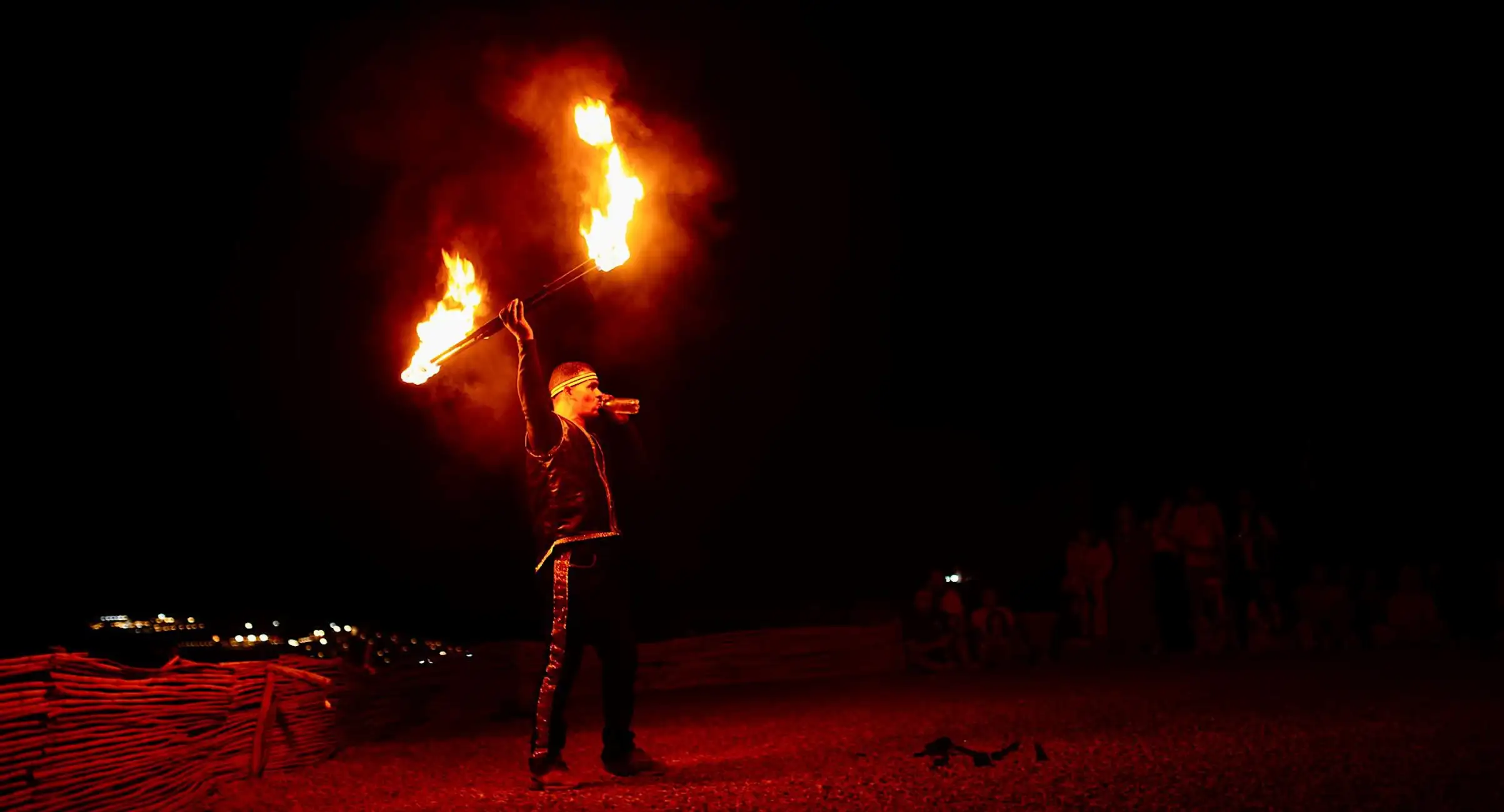 Agafay Desert Day Tour - Sunset over desert landscape with camels