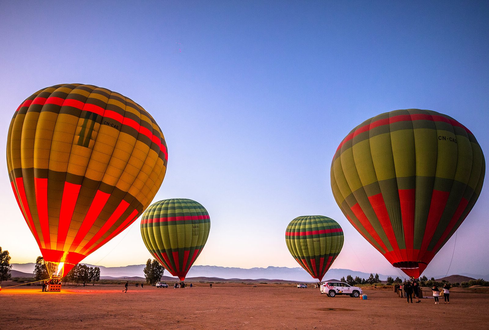 Hot air balloon experience with Marrakech Vibes in Marrakech